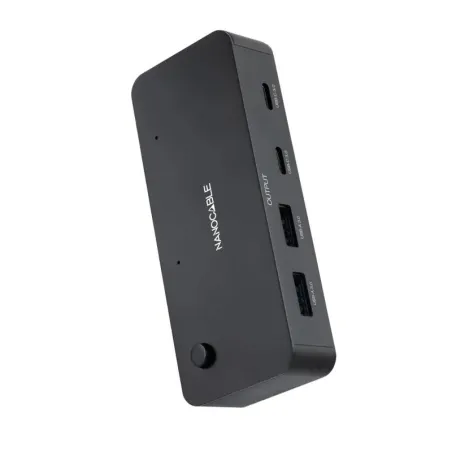 Nanocable Switch 2xUSB3.0+USB-C 5V A 2xUSB-A3.0