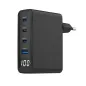 Gembird Cargador rápido USB GaN 4 P 100 W LCD Gembird Cargador rápido USB GaN 4 P 100 W LCD