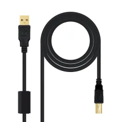 Nanocable Cable USB 2.0 Impresora Ferrita 3.0 M