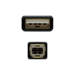 Nanocable Cable USB 2.0 Impresora Ferrita 3.0 M