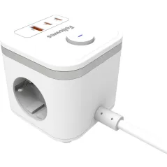 Fellowes Cubo Multienchufe USB Blanco