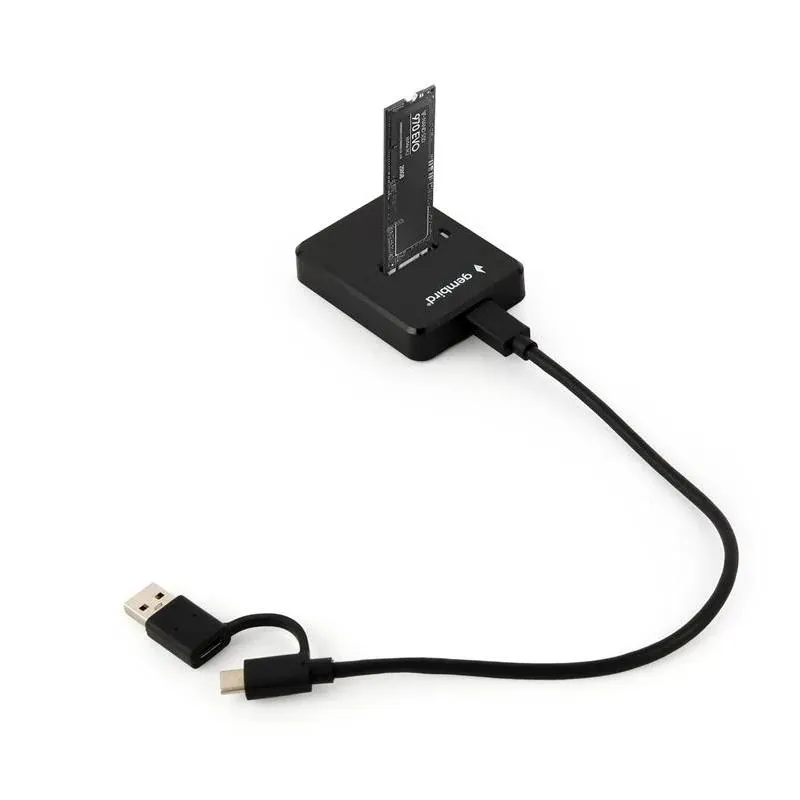 Gembird Estación SSD USB Type-C M.2 SATA y NVME Gembird Estación SSD USB Type-C M.2 SATA y NVME