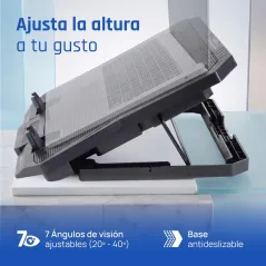 iggual Refrigerador portátil 6 ventiladores RP6V17