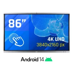iggual Pantalla interactiva 4K ORCHID 86" Webcam