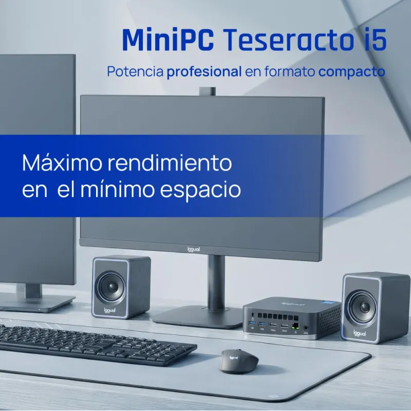 iggual MiniPC Teseracto i5 1235U 16+512 2HDMI W11P