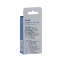 iggual Cable USB-C a tipo C 60W 3A 100 cm trenzado