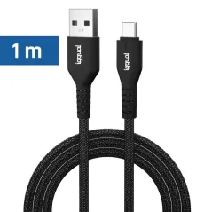 iggual Cable USB-A a tipo C 3A 100 cm trenzado