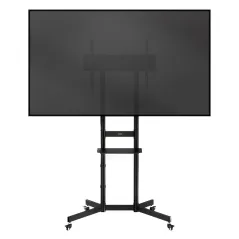Tooq Soporte Suelo Ruedas "KEFRÉN" 37-70", Negro