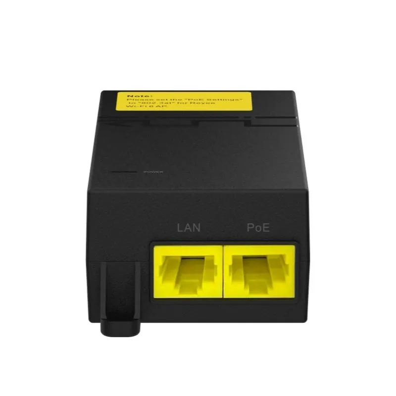 Ruijie 1-port PoE Injector 1000Base-T 52V 31.2W Ruijie 1-port PoE Injector 1000Base-T 52V 31.2W