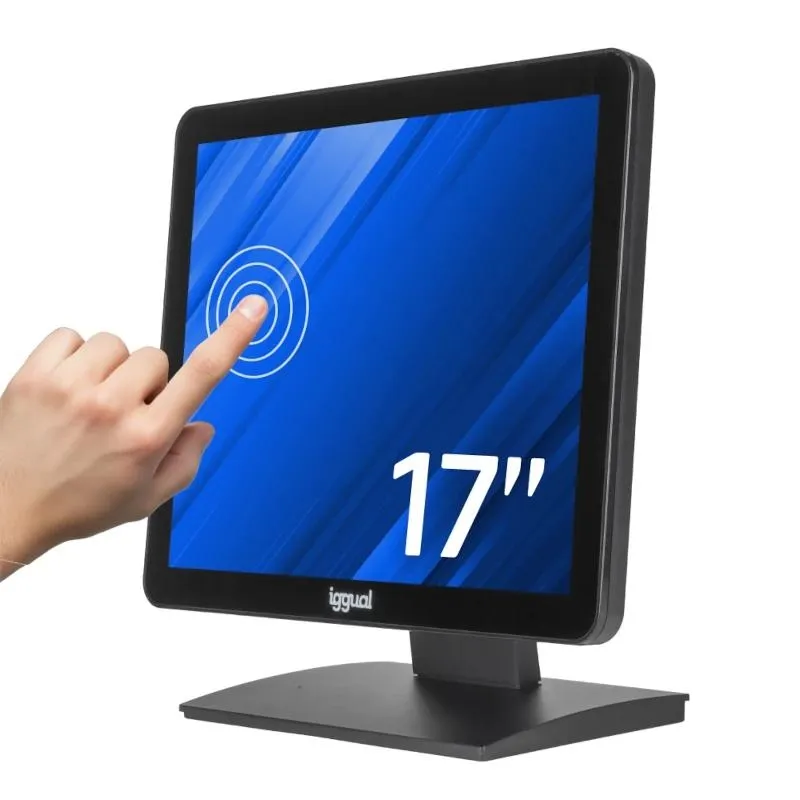 iggual Monitor táctil capacitivo 17" VGA HDMI USB iggual Monitor táctil capacitivo 17" VGA HDMI USB