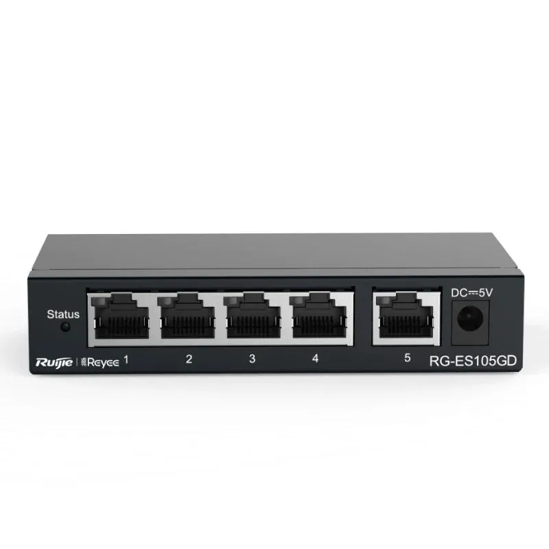 Reyee RG-ES105GD Switch 5xGb RJ45 Steel Case Reyee RG-ES105GD Switch 5xGb RJ45 Steel Case