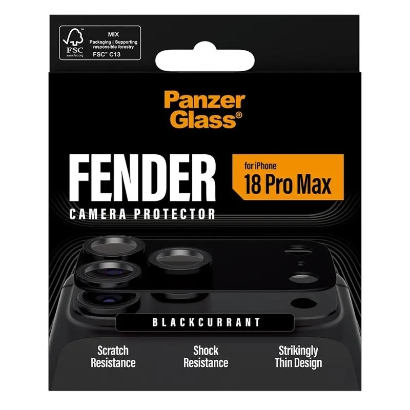 PanzerGlass Fender Camera Prot iPh 18ProMax Black PanzerGlass Fender Camera Prot iPh 18ProMax Black