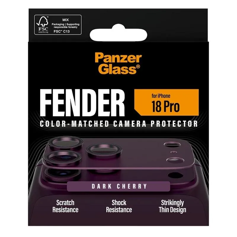 PanzerGlass Fender Camera Protec iPh 18Pro Cherry PanzerGlass Fender Camera Protec iPh 18Pro Cherry