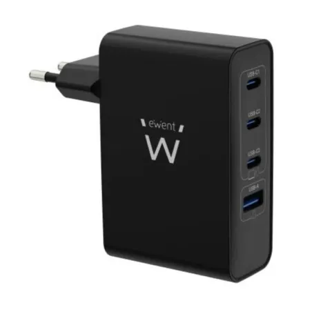 EWENT Cargador Gan Fast 100W 4 USB