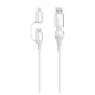 EWENT Cable Carga 4-1 60W 2m USB-C Lightning USB-A EWENT Cable Carga 4-1 60W 2m USB-C Lightning USB-A