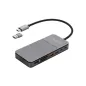 EWENT EW1156 8en1 Estación acopl. USB-C Caja SSD