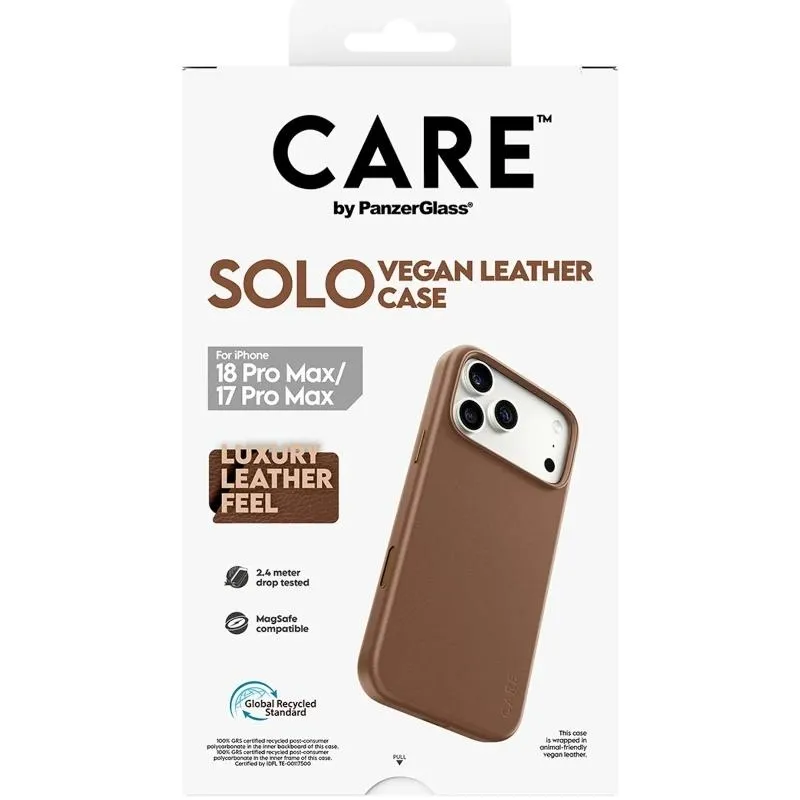 Care VeganLeatherCase Brown MagSafe iP 18PMx 17Mx Care VeganLeatherCase Brown MagSafe iP 18PMx 17Mx