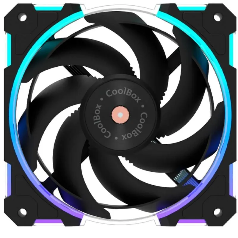 Coolbox Gaming Ventilador X12 PWM Aux 12Cm ARGB Coolbox Gaming Ventilador X12 PWM Aux 12Cm ARGB