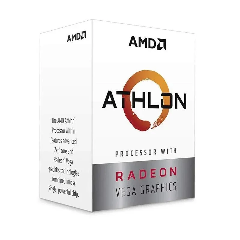 AMD ATHLON 3000G AM4 BOX+Disipador AMD ATHLON 3000G AM4 BOX+Disipador