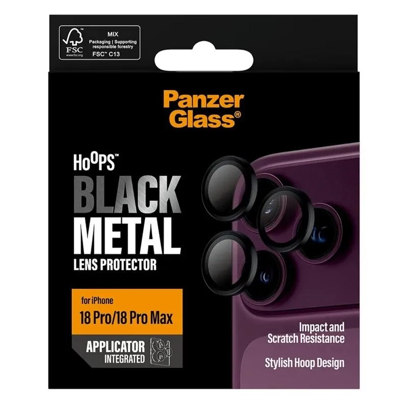 PanzerGlass Camera Prot. iPhone 18Pro-18ProMax Bla