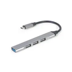 Gembird Hub USB-C 4P, USB 3.0 x 1 + USB 2.0 x 3