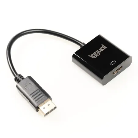 iggual Adaptador DisplayPort (M) a HDMI (H) 4K UHD