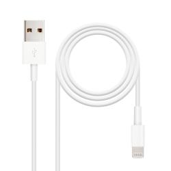 Nanocable Cable de datos/carga LIGHTNING/USB 1 M