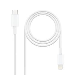 Nanocable Cable Lightning a USB-C 0,5 metros