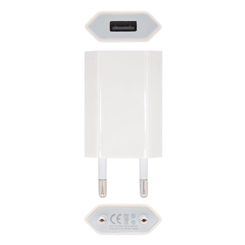 Nanocable Mini Cargador USB Ipod /Iphone 5V-1A Bl