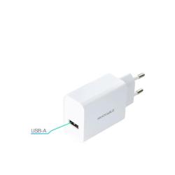 Nanocable Cargador 1 x USB 5V-2.1A Blanco