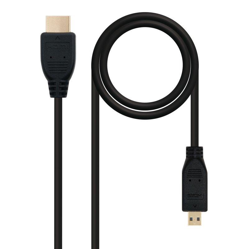 Nanocable Cable Micro HDMI 1.4 A/M-D/M 0.8 M