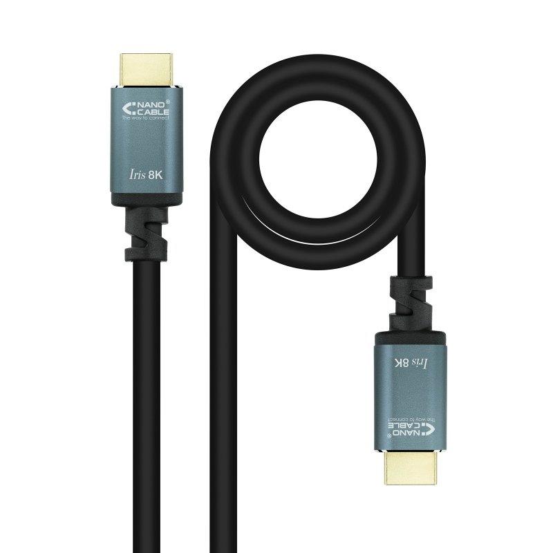 Nanocable Cable HDMI 2.1 IRIS 8K M/M, 3 metros