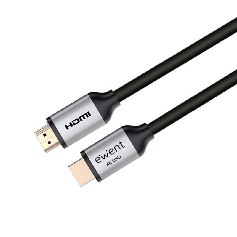 Ewent Cable HDMI 2.0 4K, Ethernet 1,8m