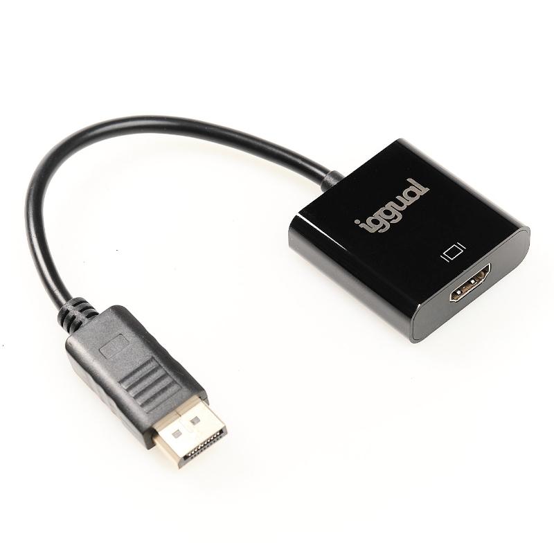 iggual Adaptador DisplayPort (M) a HDMI (H)