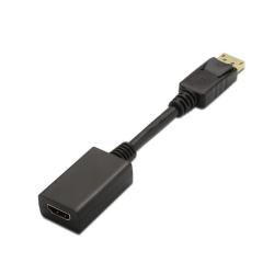 Aisens Conversor DISPLAYPORT/M-HDMI A/H negro 15cm