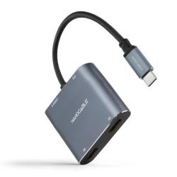 Nanocable Converosr USB-C a 2xHDMI/USB2.0/PD