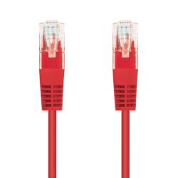 Nanocable Cable Red Cruzado Cat.5e UTP Rojo 1 m