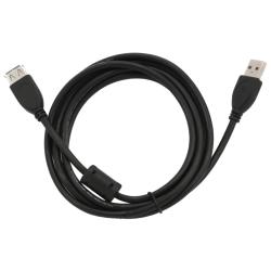 Gembird Cable USB 2.0 A/M-A/H 1,8 Mts Ngr Ferr