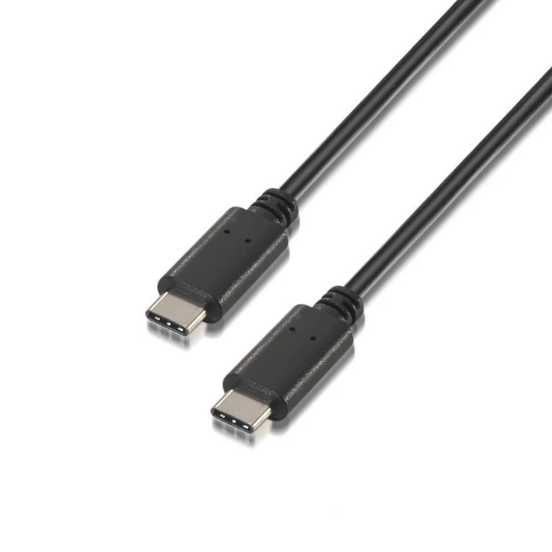 Aisens Cable USB 2.0 3A C/M-C/M Negro 3.0M