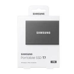 Samsung T7 SSD Externo 1TB NVMe USB 3.2 Gris