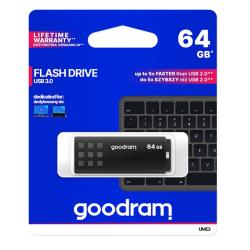 Goodram UME3 Lápiz USB 64GB USB 3.0 Negro