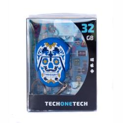 TECH ONE TECH Calavera Blue Monday 32 Gb USB 2.0