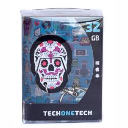 TECH ONE TECH Calavera Pinky 32 Gb USB 2.0