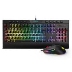 Krom Pack RGB Teclado Membrana y Raton Kalyos SP