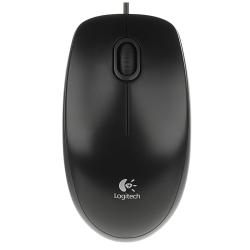 Logitech B100 Ratón Negro OEM