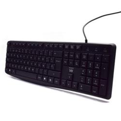 Ewent EW3001 teclado escritura silenciosa USB