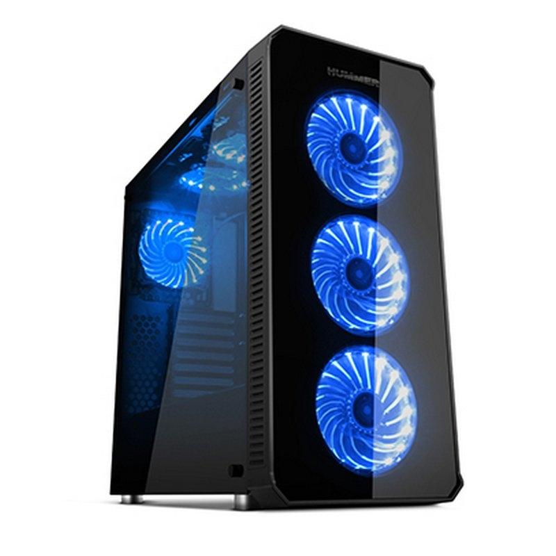 Nox Caja Semitorre E-ATX HUMMER TGX RGB Cristal T