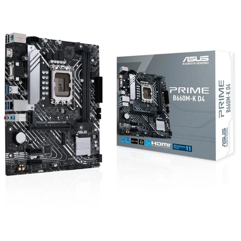 ASUS Placa Base PRIME B660M-K D4 mATX 1700