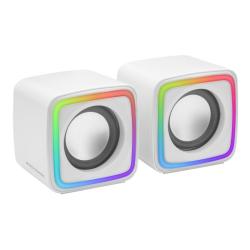 MARS GAMING Altavoces MSCUBE Premium 8W White