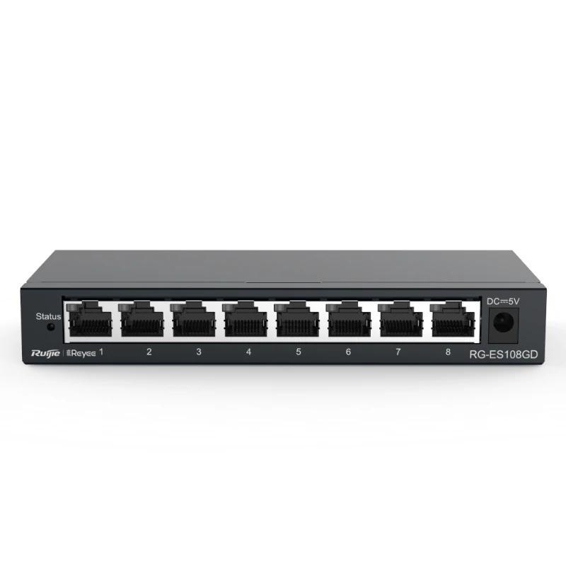 Ruijie Unmanaged Switch 8xGb RJ45 Steel Case